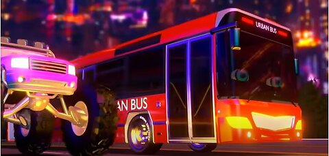 Wheels On The Bus + Street Vehicles Nursery Rhyme for Kids by Speedies