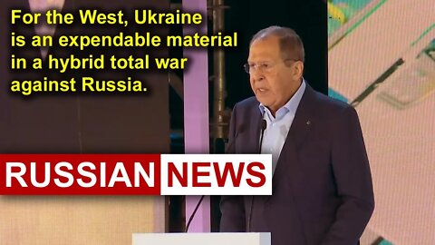 Lavrov: Ukraine is an expendable material in a hybrid total war against Russia | Ukraine crisis