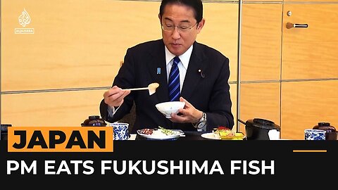 Japan PM eats fish to dispel safety concerns about Fukushima water | AJ