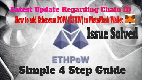 How to add Ethereum POW (ETHW) to MetaMask Wallet | Crypto News | Issue Solved #shorts #shortsfeed