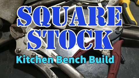 Square Stock out of My Steel Pile - Making Metal Legs