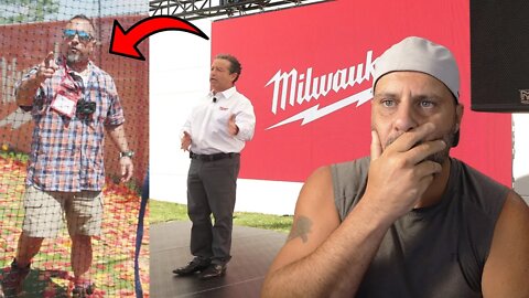 He almost ruined the entire Milwaukee Pipeline Event!... New Milwaukee Tools also announced!