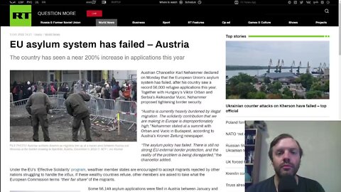 Austria declares EU's asylum sytem has failed, they are overwhelmed with illegal migrants