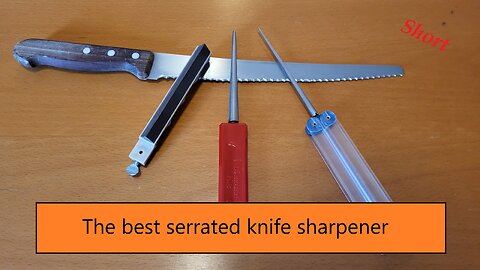 The best serrated knife sharpener!! Short Version