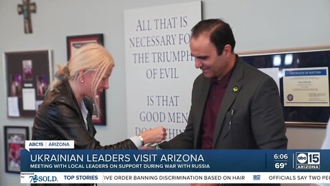 Ukrainian representatives meet with Arizona elected officials