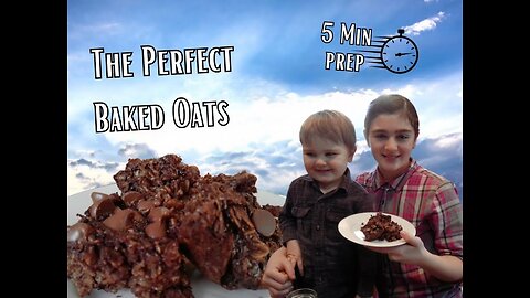 How to Make Super Easy & Yummy Chocolate Brownie Baked Oats (In the Kitchen With Kaitlyn)