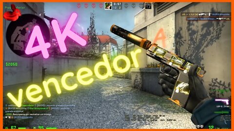 🔴35 4k pra ganhar o round CSGO Valve Counter Strike Global Offensive