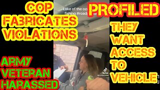 Can i search? Cop lies to Vets face, about the