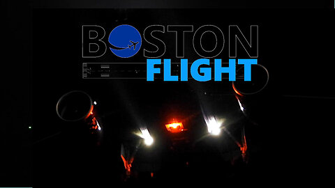 Boston Flight Plane Spotting: Night Arrivals on 4R, Low Clouds, 04-24-23