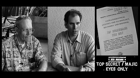 Majic Eyes Only UFO crash retrieval documents discussed by Robert and Ryan Wood in a 2000 interview