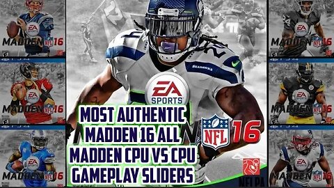 Most Entertaining M16 All Madden CPU vs CPU Sliders. Unbelievably Good Gameplay.#ExPeriEnCenOstALgiA