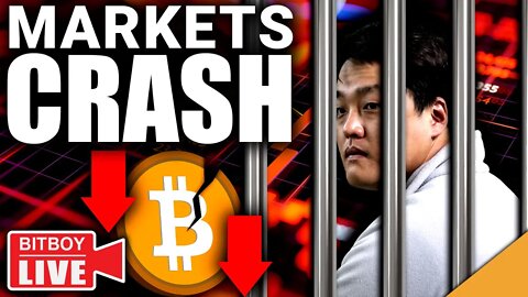 Bitcoin and Stocks Plummet (New Crypto Low Incoming?)