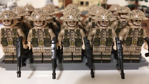 Lego British WWII minifigure showcase