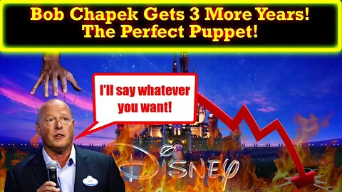 Bob Chapek Gifted 3 More Years as Disney CEO! Guess They Like Their Puppet!