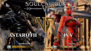 Astaroth (IronMamushi) VS Ivy (Âmesang) (SoulCalibur VI — Xbox One Ranked)