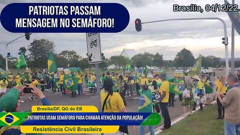 Patriotas protestam em Brasília contra as fraudes nas eleições presidenciais de 2022!