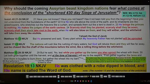 The number 13 and the destruction of the Assyrian antichrist