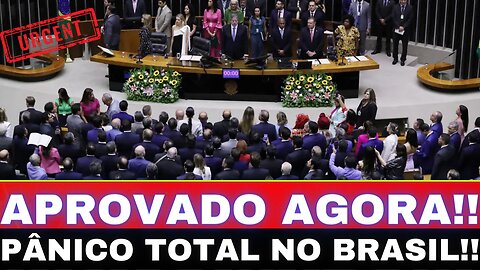 URGENTE!! APROVADO AS PRESSAS!! TRISTE NOTÍCIA PARA O BRASIL!! ACABOU....