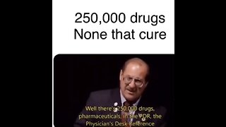 Drugs are not designed to cure
