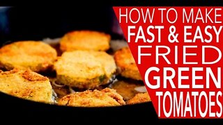 HOW TO MAKE FRIED GREEN TOMATOES | Kitchen Bravo
