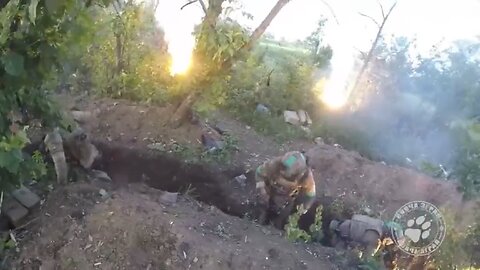 Incendiary munitions on Ukrainian positions during the day