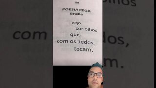 POESIA CEGA Alexsandro de Oliveira Santos