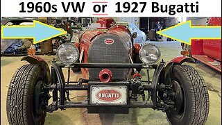 1927 Bugatti Type 35B Race Car Replica | 1960s Volkswagen | Old Car Fun unlike a Corvette