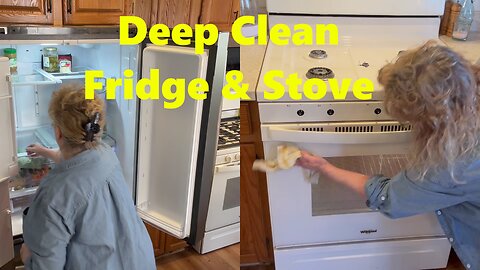 Deep Clean Stove and Fridge