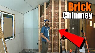 Can You Frame Over A Brick Chimney? | How It's Done | THE HANDYMAN |