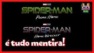 É tudo MENTIRA - Título Spider-Man 3