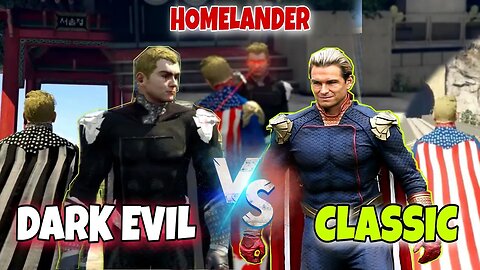 GTA 5 - Homelander Classic Vs Homelander Dark Evil Epic Battle | #theboys | #gta5 @TK REBIRTH ​