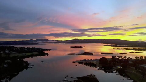 Coull's Inlet Mallacoota Sunrise 8th May 2021drone video