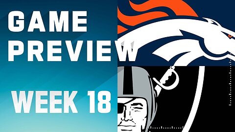 US Sports Football Featuring: Denver Broncos vs. Las Vegas Raiders | 2023 Week 18 Game Preview