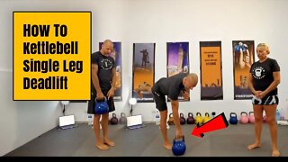 Kettlebell Reverse Single Leg Deadlift ANKLE AND FOOT STRENGTH