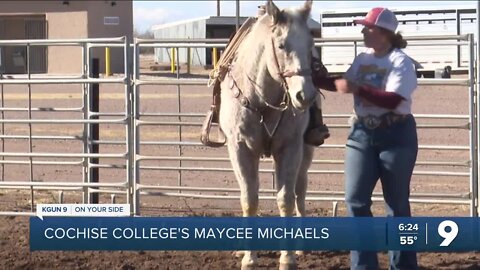 Willcox Cowgirl represents hometown on Cochise College women's rodeo team