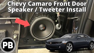 2010 - 2015 Chevy Camaro Front Door Speaker Install