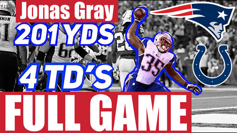 "The Jonas Gray Game": Patriots vs Colts FULL GAME - NFL Week 11 2014 (SNF)
