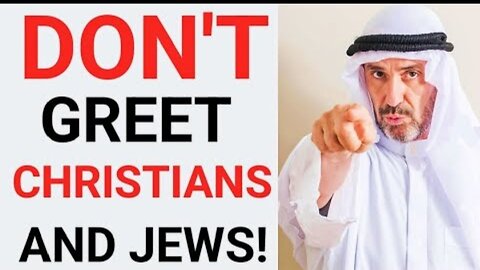 It's Forbidden For Muslims To Greet Or Be Friends With Christians And Jews! Ft Christian Prince.