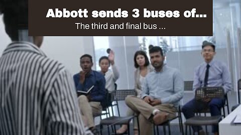 Abbott sends 3 buses of Illegals to Queen Kamala’s house…