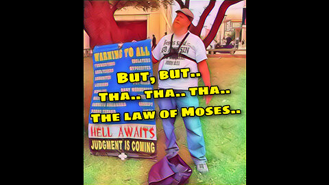 Daniel Lee at U of Arizona.. but, but, tha..tha..tha.. the law of Moses…