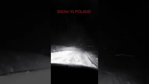 Let is snow on the Polish Roads