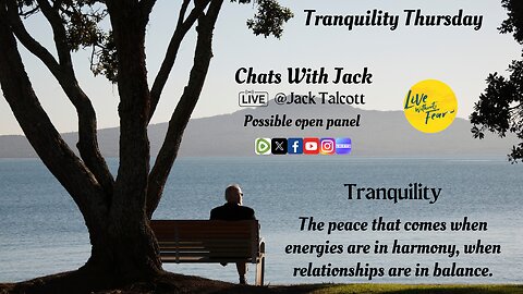 Peace with Harmony, Balance, Tranquility; Church with Jack ~ Inspired and Possible Panel Guests