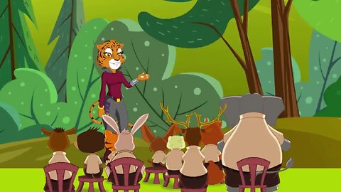 Four Friends | English Cartoon | Panchatantra Moral Stories for Kids cartoon