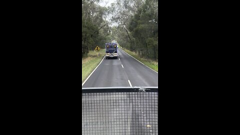 Driving in jungle at Australia mountain roads Australia