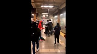 Dramatic Video From Brooklyn Shooting - Possible Smoke Grenade Released In NYC Subway