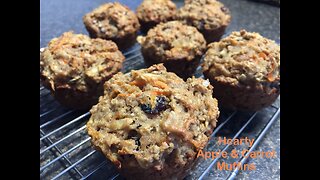 Hearty Carrot and Apple Muffins