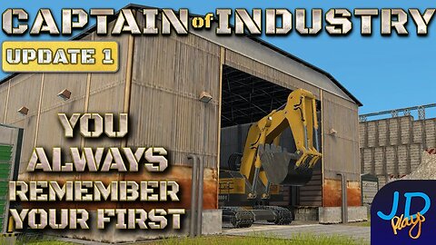 You always remember your First 𝗠𝗘𝗚𝗔 🚛 Ep28🚜 Captain of Industry Update 1 👷 Lets Play, Walkthrough