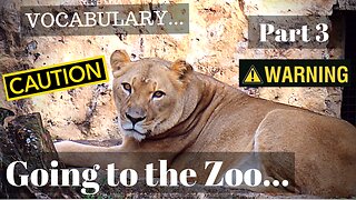 Going to the Zoo - part 3: cautions, warnings, expressions