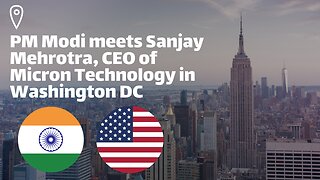Powerful Alliance || PM Modi Engages with Micron Technology CEO Sanjay Mehrotra in Washington DC