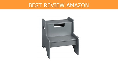 Wildkin Wooden Step Stool Gray Review